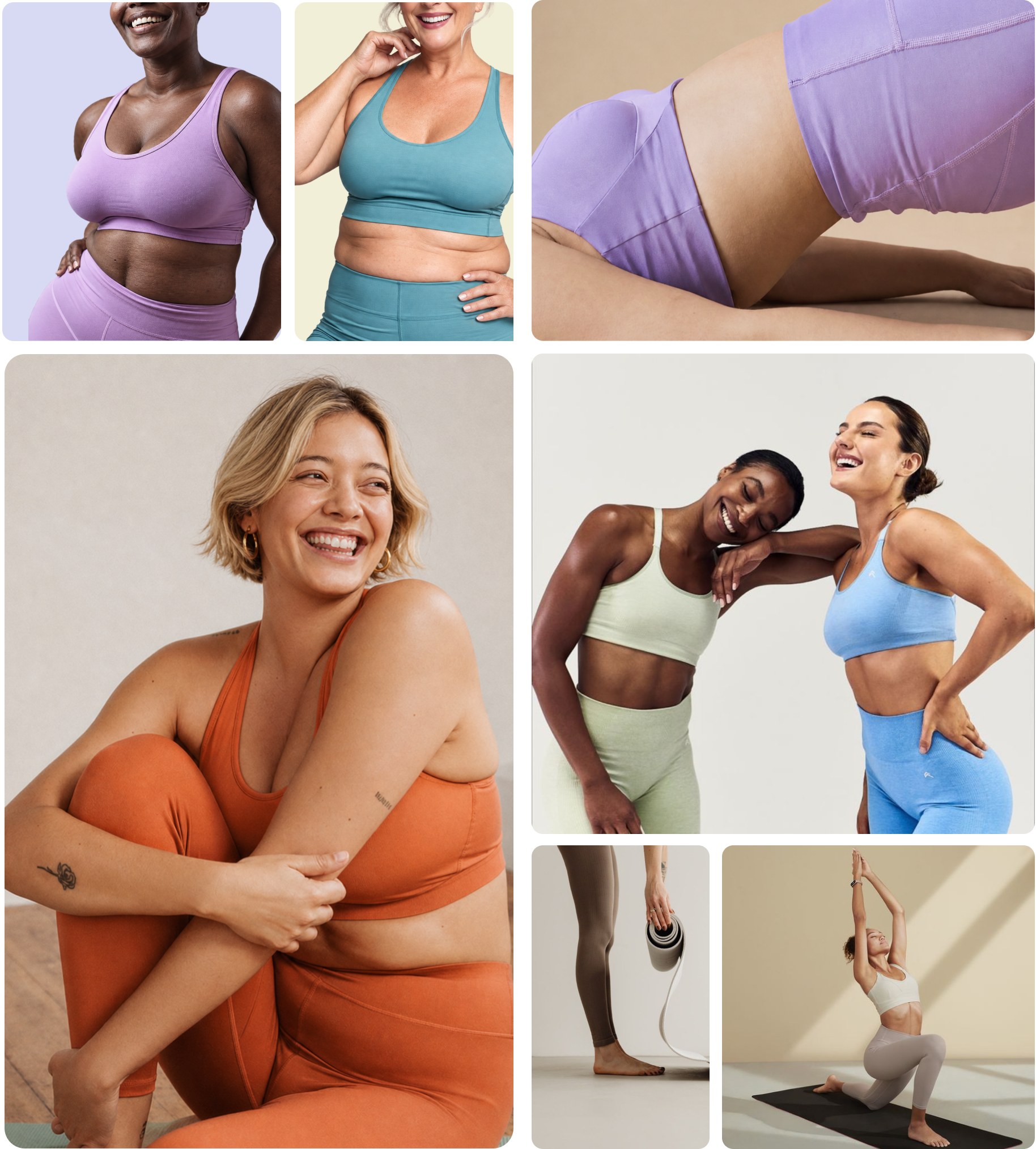 Lifestyle photography — real bodies, mid-laugh